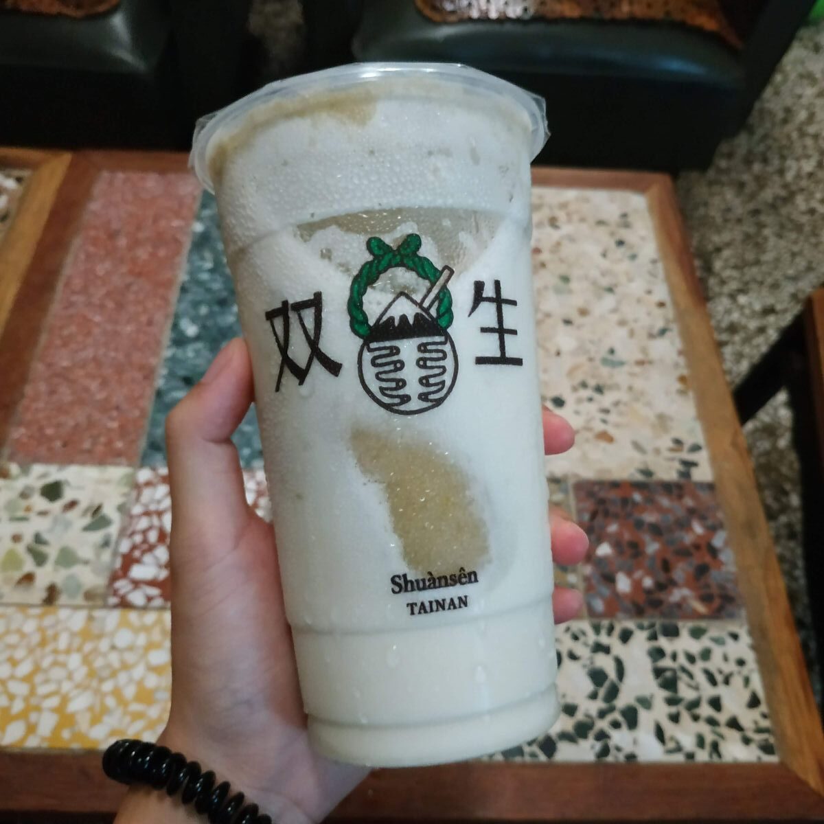 點心/下午茶｜雙生綠豆沙牛乳/成真咖啡廳