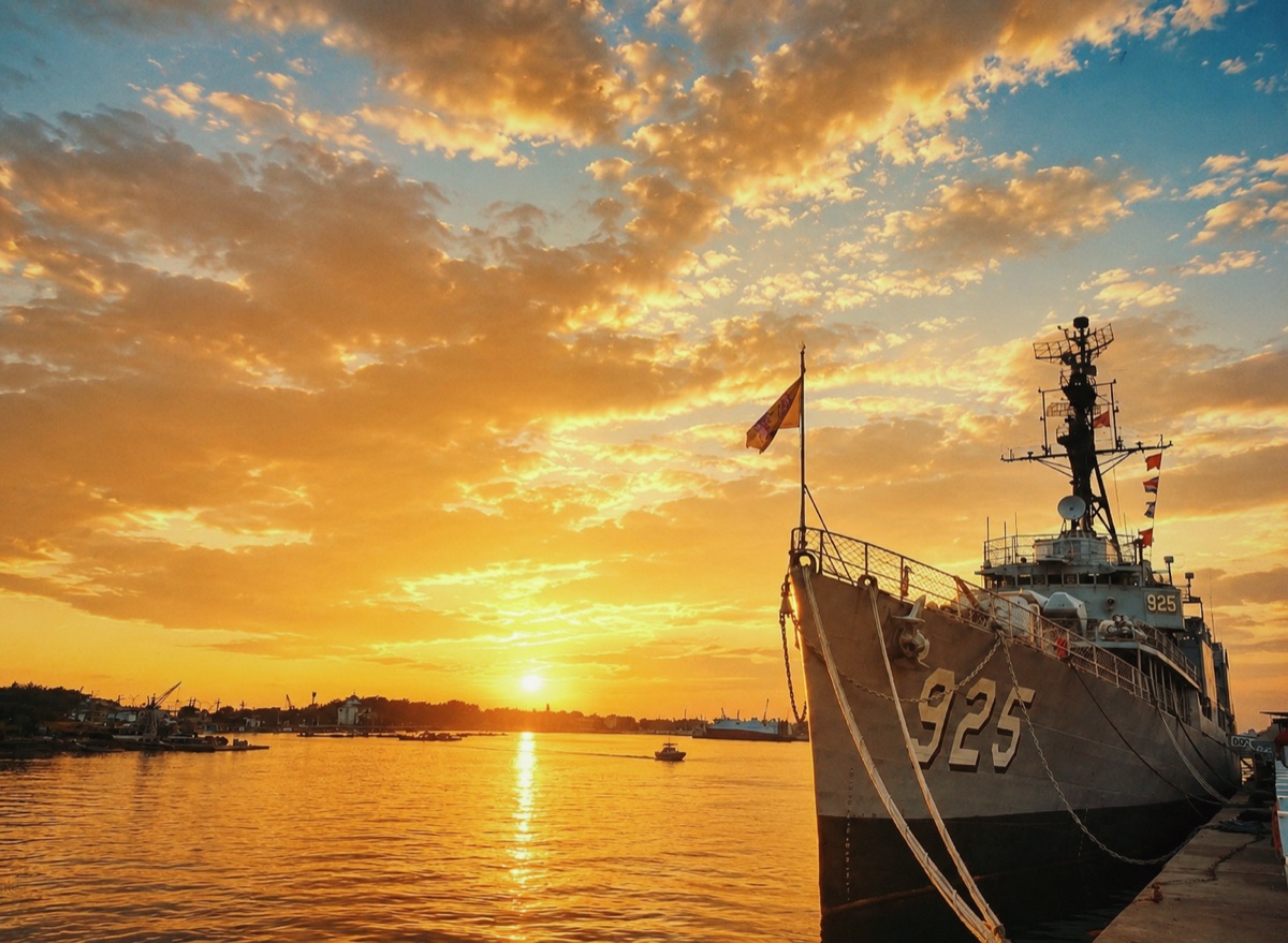 安平定情碼頭德陽艦園區