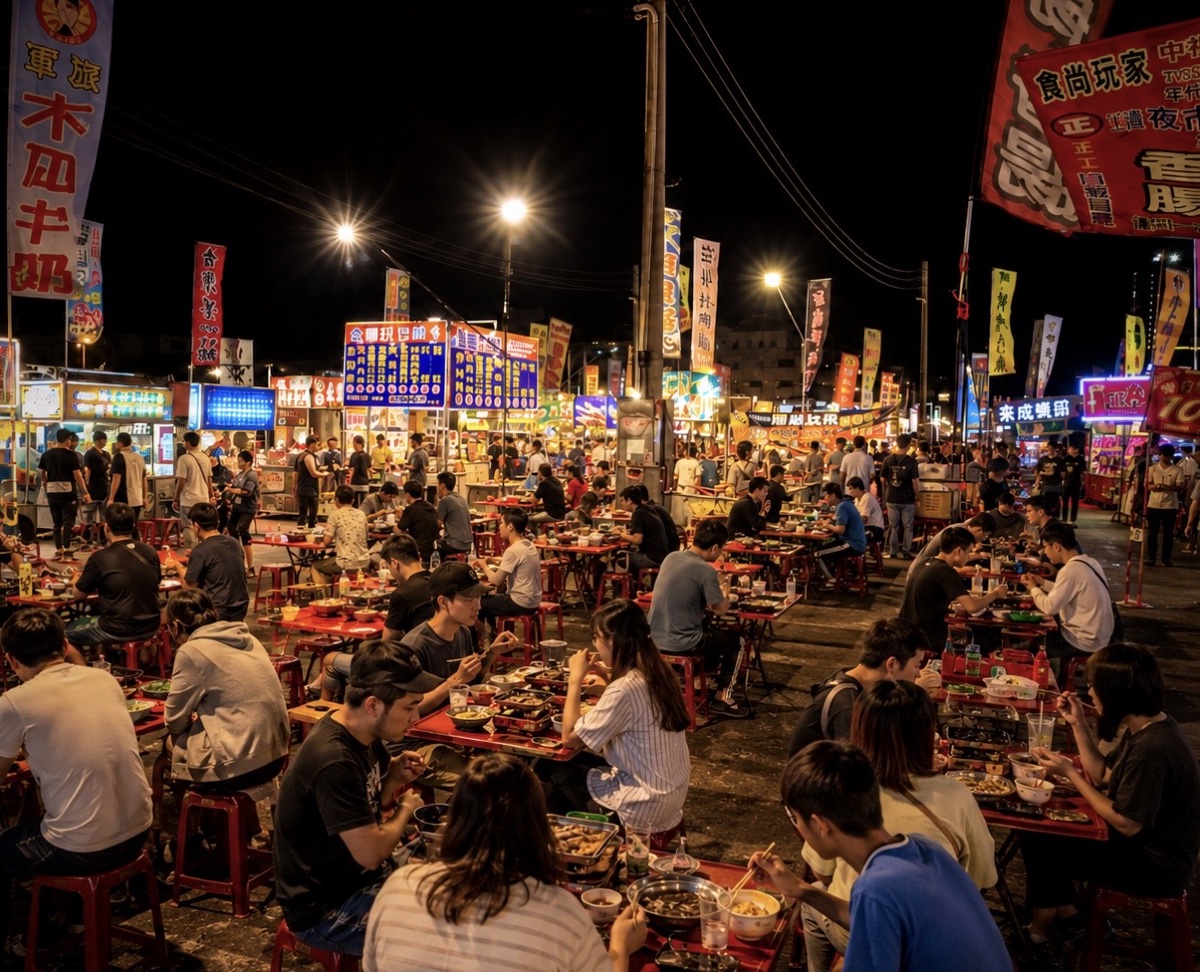 台南花園夜市美食